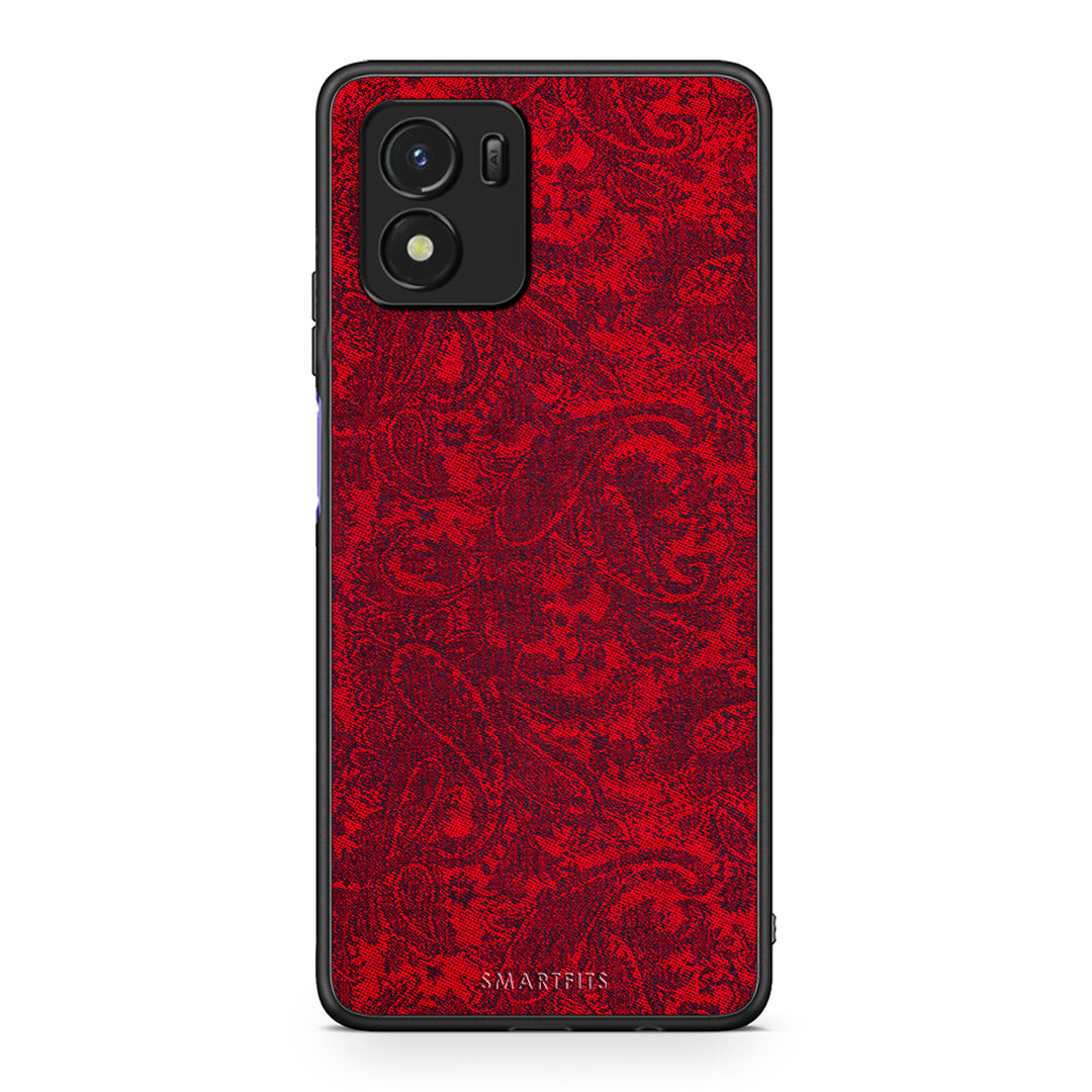Vivo Y01 / Y15s Paisley Cashmere θήκη από τη Smartfits με σχέδιο στο πίσω μέρος και μαύρο περίβλημα | Smartphone case with colorful back and black bezels by Smartfits