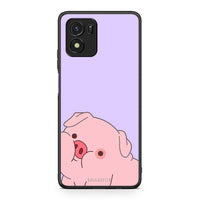 Thumbnail for Vivo Y01 / Y15s Pig Love 2 Θήκη Αγίου Βαλεντίνου από τη Smartfits με σχέδιο στο πίσω μέρος και μαύρο περίβλημα | Smartphone case with colorful back and black bezels by Smartfits