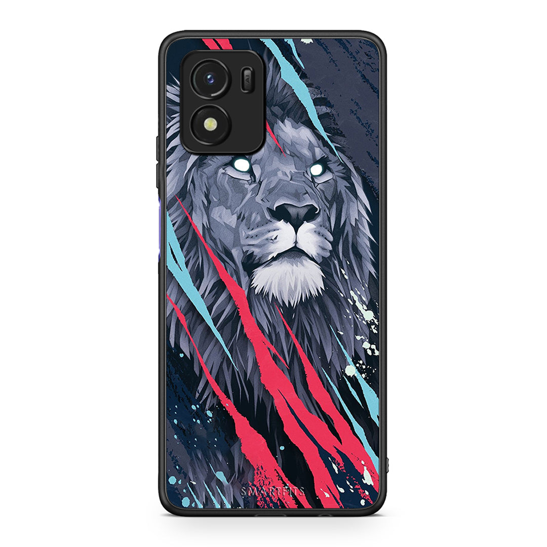 4 - Vivo Y01 / Y15s Lion Designer PopArt case, cover, bumper