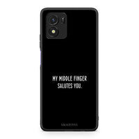 Thumbnail for Vivo Y01 / Y15s Salute θήκη από τη Smartfits με σχέδιο στο πίσω μέρος και μαύρο περίβλημα | Smartphone case with colorful back and black bezels by Smartfits