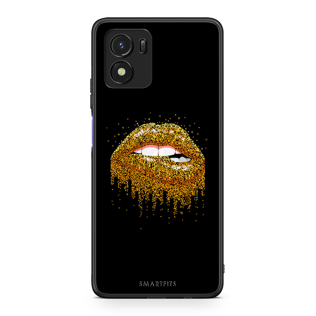 4 - Vivo Y01 / Y15s Golden Valentine case, cover, bumper