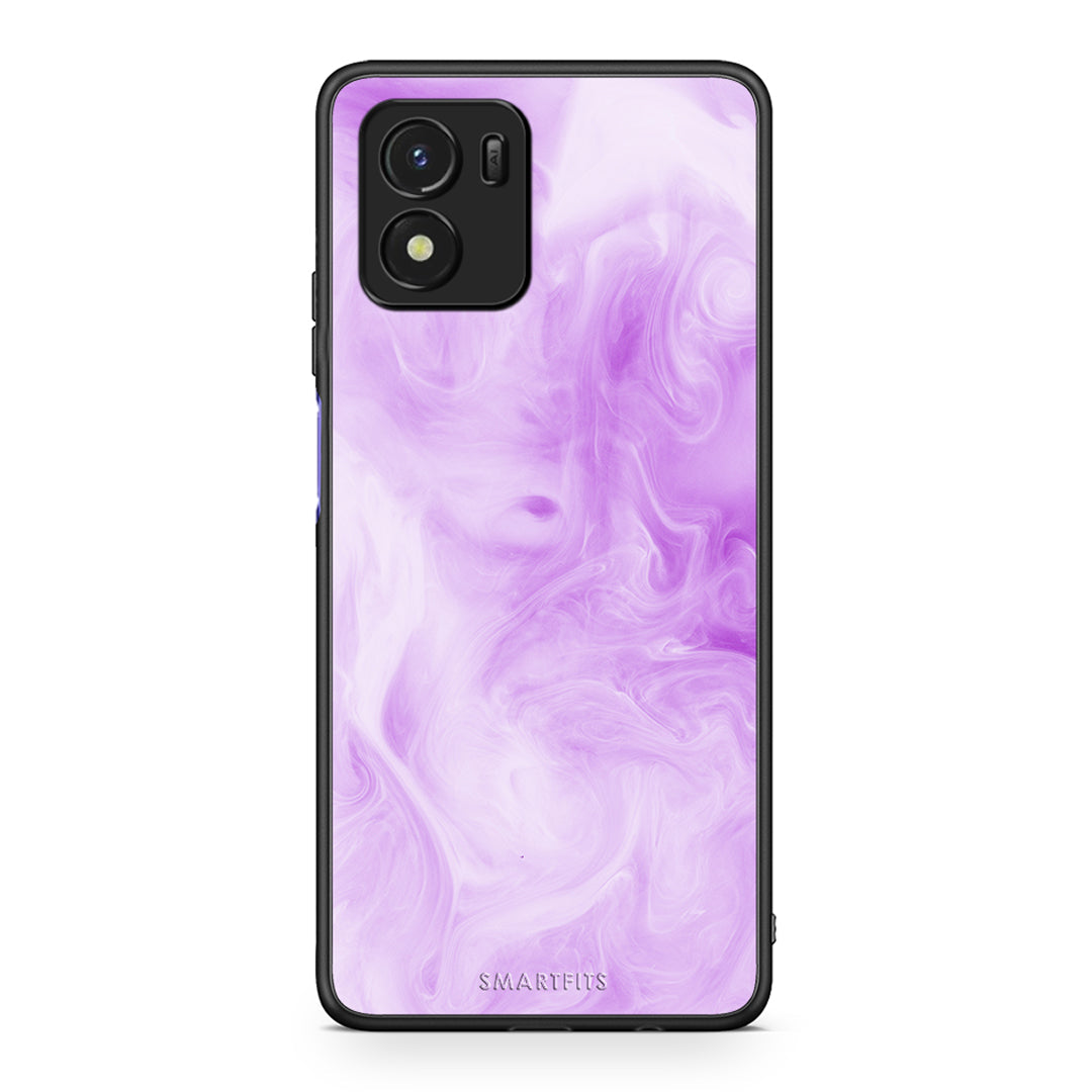 99 - Vivo Y01 / Y15s Watercolor Lavender case, cover, bumper