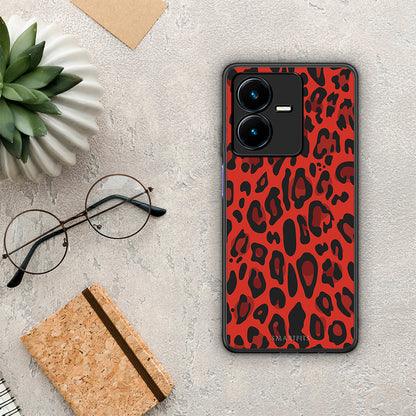 Animal Red Leopard - Vivo Y22 θήκη