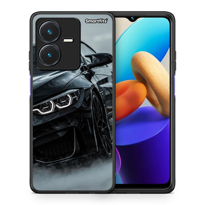 Θήκη Vivo Y22s Black BMW από τη Smartfits με σχέδιο στο πίσω μέρος και μαύρο περίβλημα | Vivo Y22s Black BMW case with colorful back and black bezels