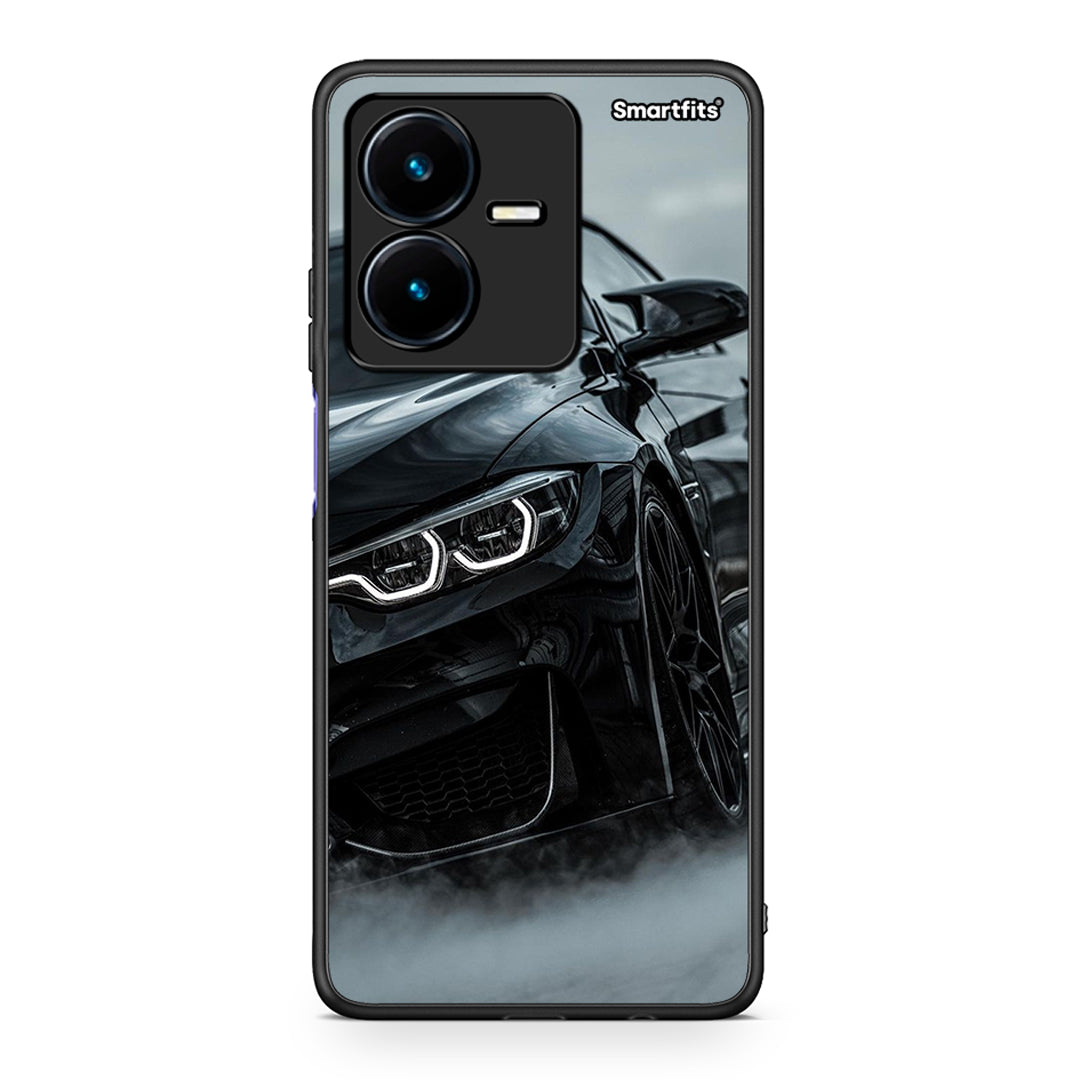 Vivo Y22s Black BMW θήκη από τη Smartfits με σχέδιο στο πίσω μέρος και μαύρο περίβλημα | Smartphone case with colorful back and black bezels by Smartfits