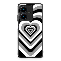 Thumbnail for Vivo Y22s Black Hearts θήκη από τη Smartfits με σχέδιο στο πίσω μέρος και μαύρο περίβλημα | Smartphone case with colorful back and black bezels by Smartfits