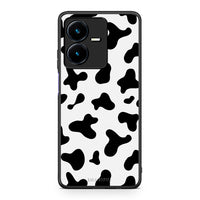Thumbnail for Vivo Y22s Cow Print θήκη από τη Smartfits με σχέδιο στο πίσω μέρος και μαύρο περίβλημα | Smartphone case with colorful back and black bezels by Smartfits
