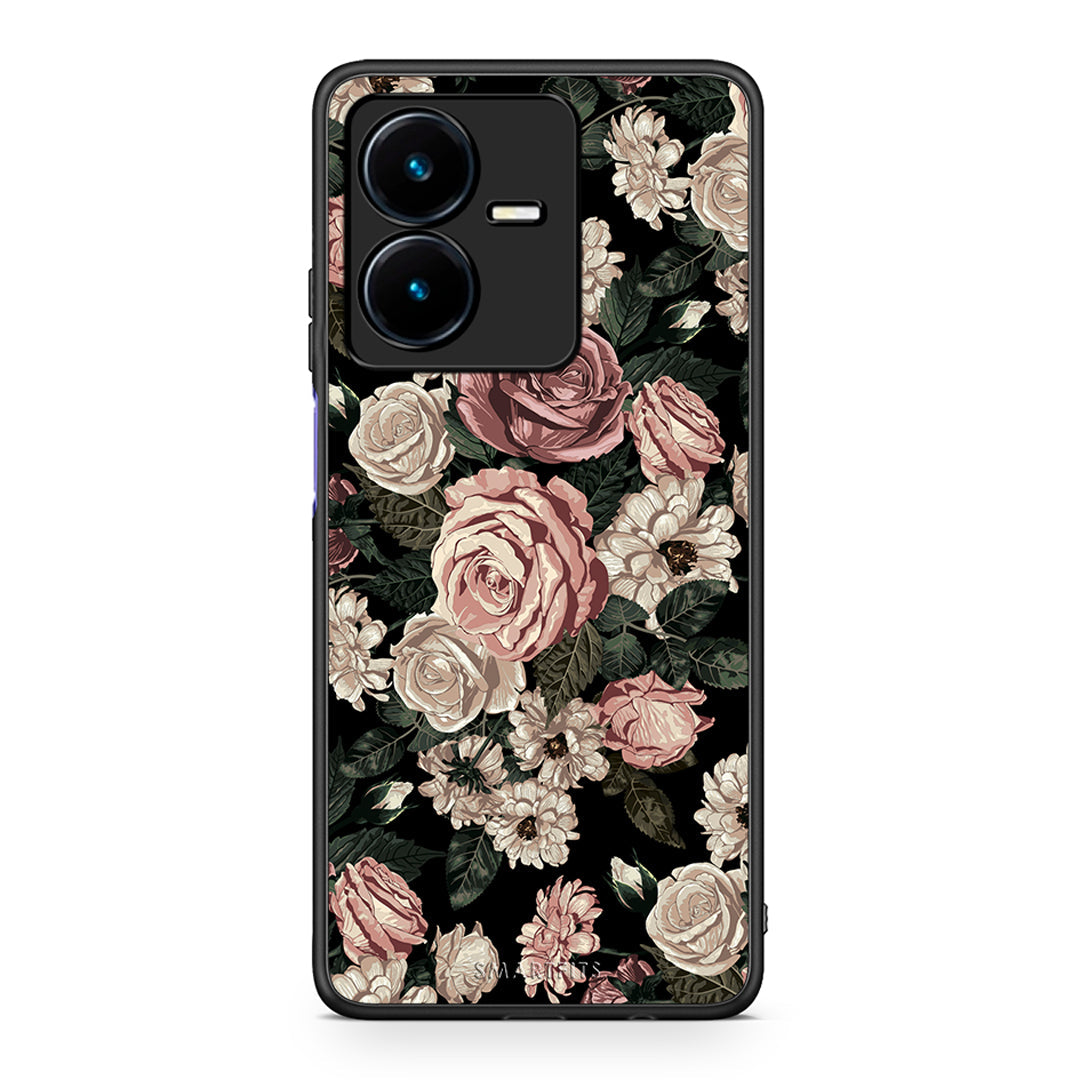 4 - Vivo Y22s Wild Roses Flower case, cover, bumper