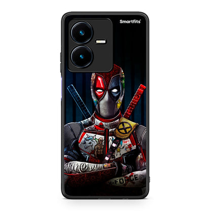 Vivo Y22s Funny Guy θήκη από τη Smartfits με σχέδιο στο πίσω μέρος και μαύρο περίβλημα | Smartphone case with colorful back and black bezels by Smartfits