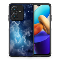 Thumbnail for Θήκη Vivo Y22s Blue Sky Galaxy από τη Smartfits με σχέδιο στο πίσω μέρος και μαύρο περίβλημα | Vivo Y22s Blue Sky Galaxy case with colorful back and black bezels