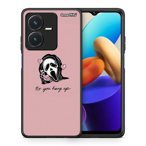 Θήκη Vivo Y22s Halloween Hang Up από τη Smartfits με σχέδιο στο πίσω μέρος και μαύρο περίβλημα | Vivo Y22s Halloween Hang Up case with colorful back and black bezels