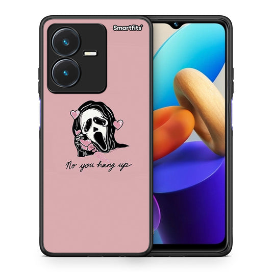 Θήκη Vivo Y22s Halloween Hang Up από τη Smartfits με σχέδιο στο πίσω μέρος και μαύρο περίβλημα | Vivo Y22s Halloween Hang Up case with colorful back and black bezels