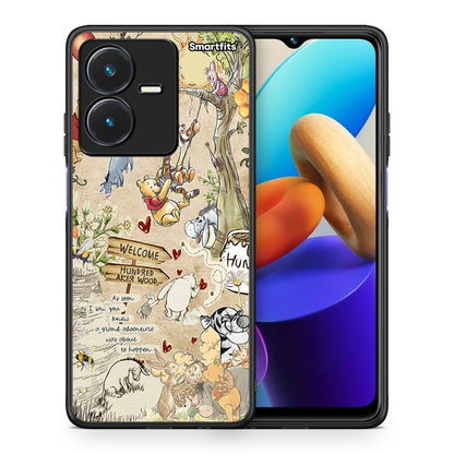 Θήκη Vivo Y22s Happy Friends από τη Smartfits με σχέδιο στο πίσω μέρος και μαύρο περίβλημα | Vivo Y22s Happy Friends case with colorful back and black bezels