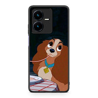 Thumbnail for Vivo Y22s Lady And Tramp 2 Θήκη Αγίου Βαλεντίνου από τη Smartfits με σχέδιο στο πίσω μέρος και μαύρο περίβλημα | Smartphone case with colorful back and black bezels by Smartfits
