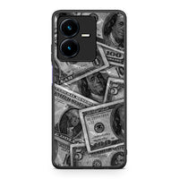 Thumbnail for Vivo Y22s Money Dollars θήκη από τη Smartfits με σχέδιο στο πίσω μέρος και μαύρο περίβλημα | Smartphone case with colorful back and black bezels by Smartfits