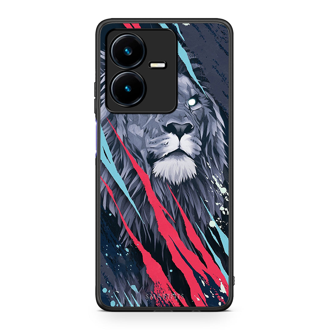 4 - Vivo Y22s Lion Designer PopArt case, cover, bumper