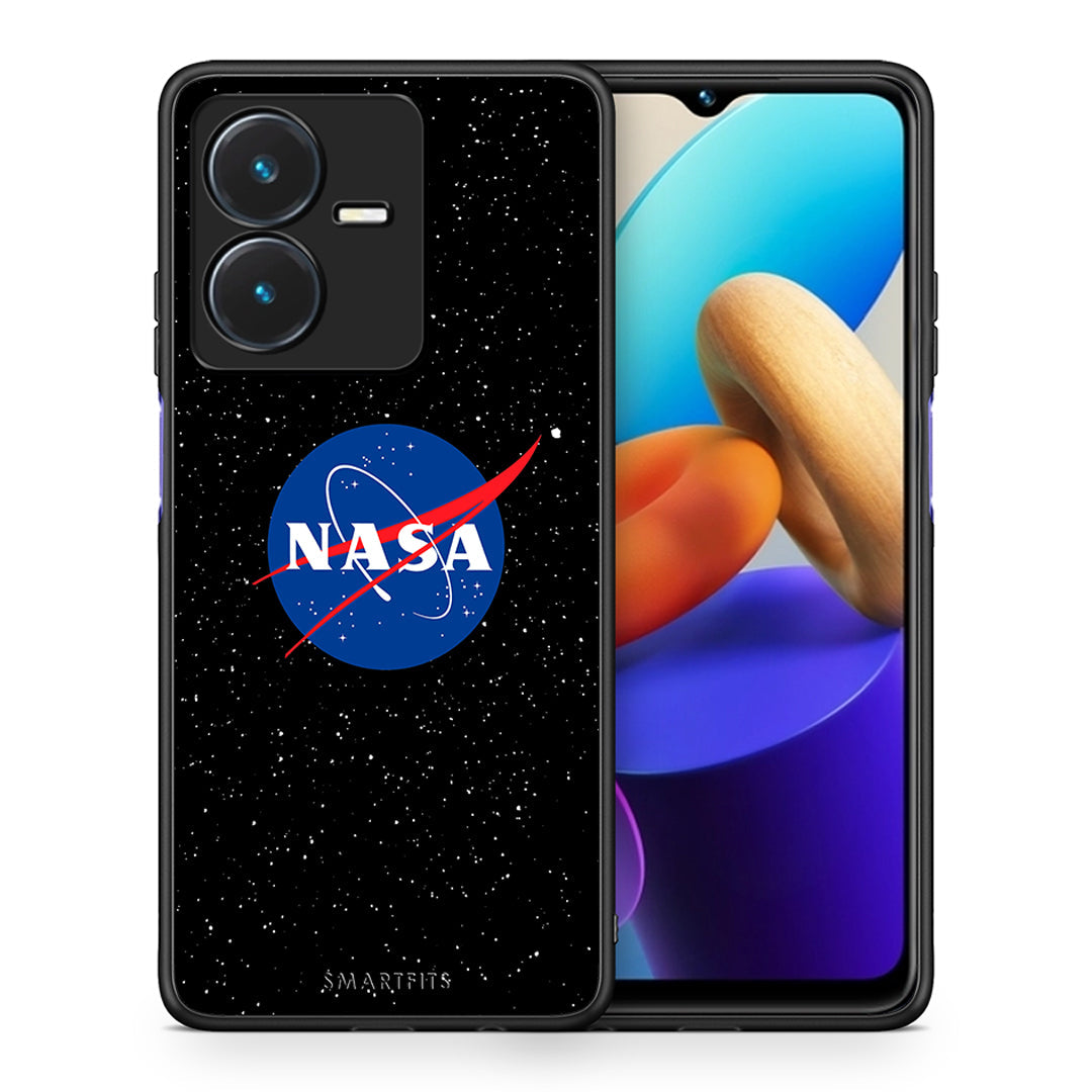 Θήκη Vivo Y22s NASA PopArt από τη Smartfits με σχέδιο στο πίσω μέρος και μαύρο περίβλημα | Vivo Y22s NASA PopArt case with colorful back and black bezels