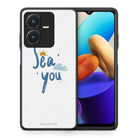 Thumbnail for Θήκη Vivo Y22s Sea You από τη Smartfits με σχέδιο στο πίσω μέρος και μαύρο περίβλημα | Vivo Y22s Sea You case with colorful back and black bezels