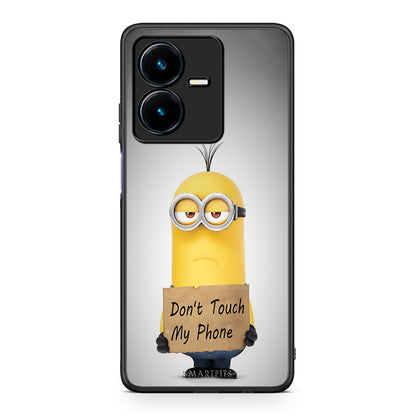 4 - Vivo Y22s Minion Text case, cover, bumper