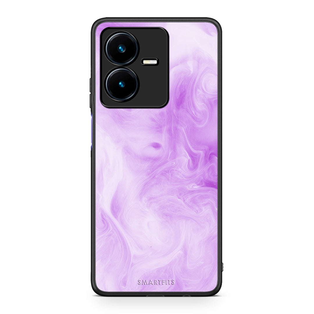 99 - Vivo Y22s Watercolor Lavender case, cover, bumper