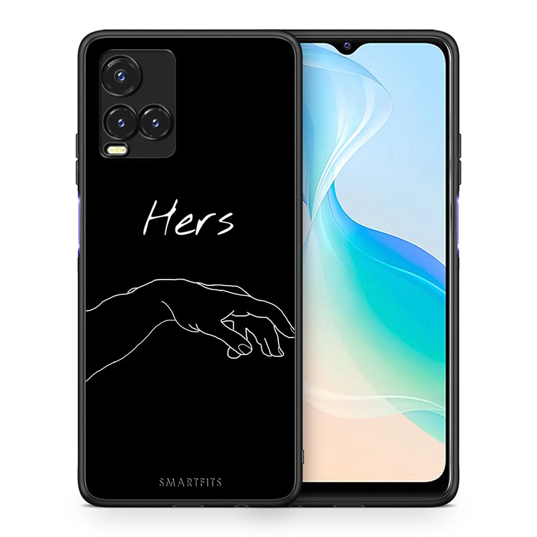 Θήκη Αγίου Βαλεντίνου Vivo Y33s / Y21s / Y21 Aeshetic Love 1 από τη Smartfits με σχέδιο στο πίσω μέρος και μαύρο περίβλημα | Vivo Y33s / Y21s / Y21 Aeshetic Love 1 case with colorful back and black bezels