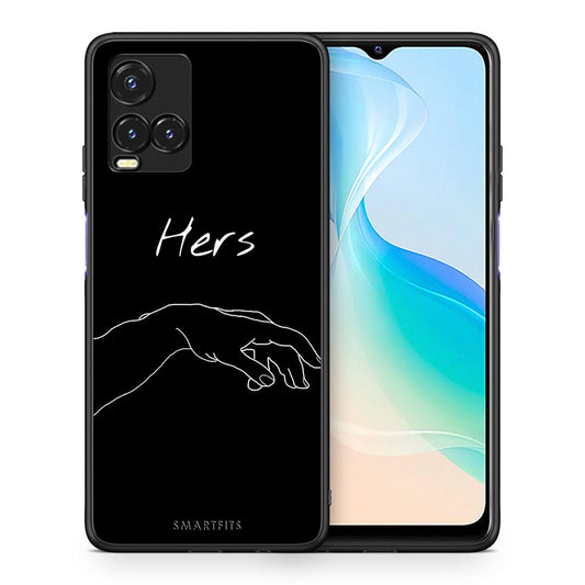 Θήκη Αγίου Βαλεντίνου Vivo Y33s / Y21s / Y21 Aeshetic Love 1 από τη Smartfits με σχέδιο στο πίσω μέρος και μαύρο περίβλημα | Vivo Y33s / Y21s / Y21 Aeshetic Love 1 case with colorful back and black bezels