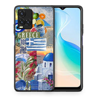 Thumbnail for Θήκη Vivo Y33s / Y21s / Y21 All Greek από τη Smartfits με σχέδιο στο πίσω μέρος και μαύρο περίβλημα | Vivo Y33s / Y21s / Y21 All Greek case with colorful back and black bezels