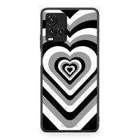 Thumbnail for Vivo Y33s / Y21s / Y21 Black Hearts θήκη από τη Smartfits με σχέδιο στο πίσω μέρος και μαύρο περίβλημα | Smartphone case with colorful back and black bezels by Smartfits