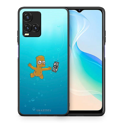 Θήκη Vivo Y33s / Y21s / Y21 Chasing Money από τη Smartfits με σχέδιο στο πίσω μέρος και μαύρο περίβλημα | Vivo Y33s / Y21s / Y21 Chasing Money case with colorful back and black bezels