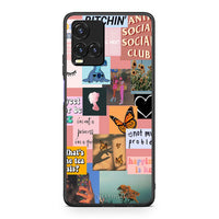 Thumbnail for Vivo Y33s / Y21s / Y21 Collage Bitchin Θήκη Αγίου Βαλεντίνου από τη Smartfits με σχέδιο στο πίσω μέρος και μαύρο περίβλημα | Smartphone case with colorful back and black bezels by Smartfits