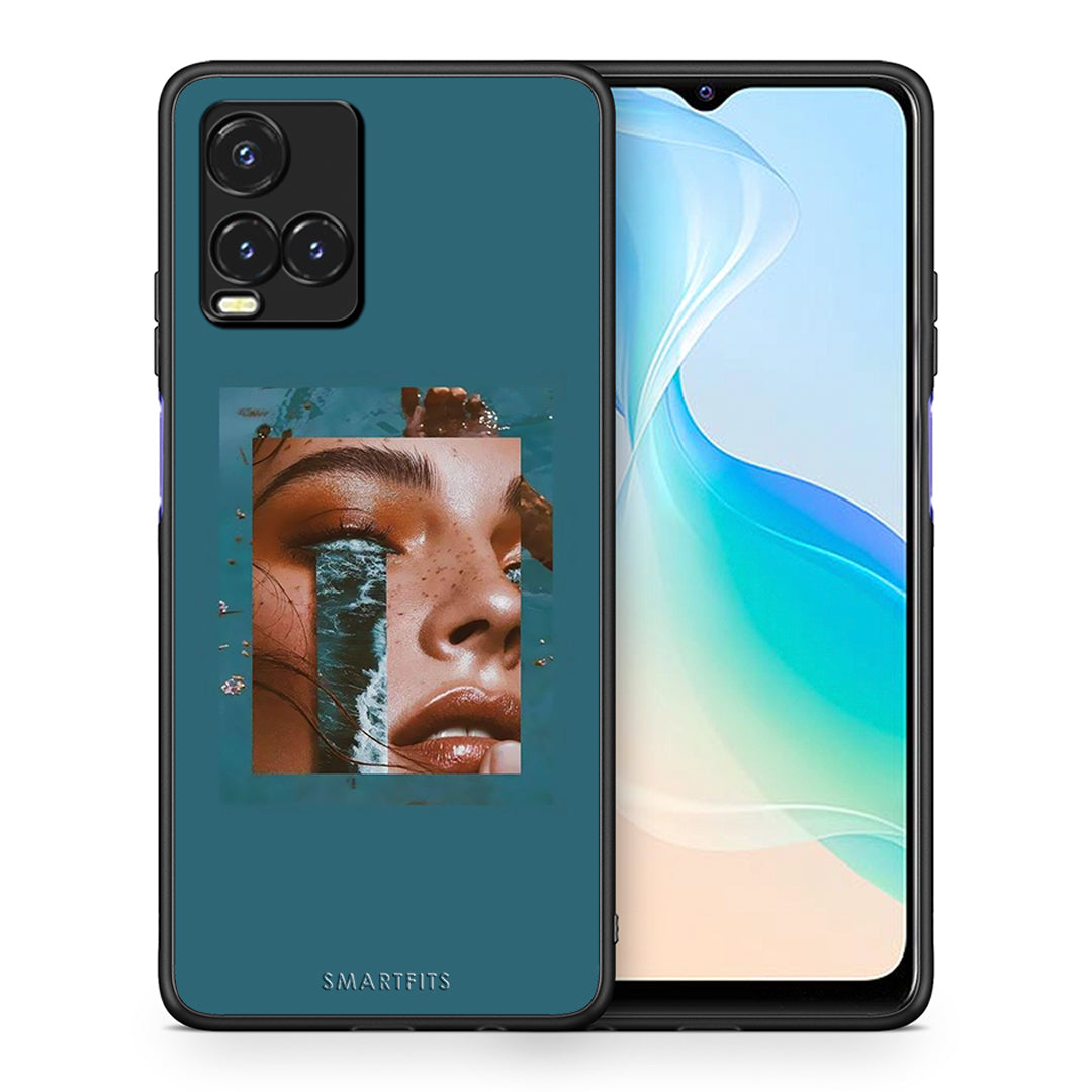 Θήκη Vivo Y33s / Y21s / Y21 Cry An Ocean από τη Smartfits με σχέδιο στο πίσω μέρος και μαύρο περίβλημα | Vivo Y33s / Y21s / Y21 Cry An Ocean case with colorful back and black bezels