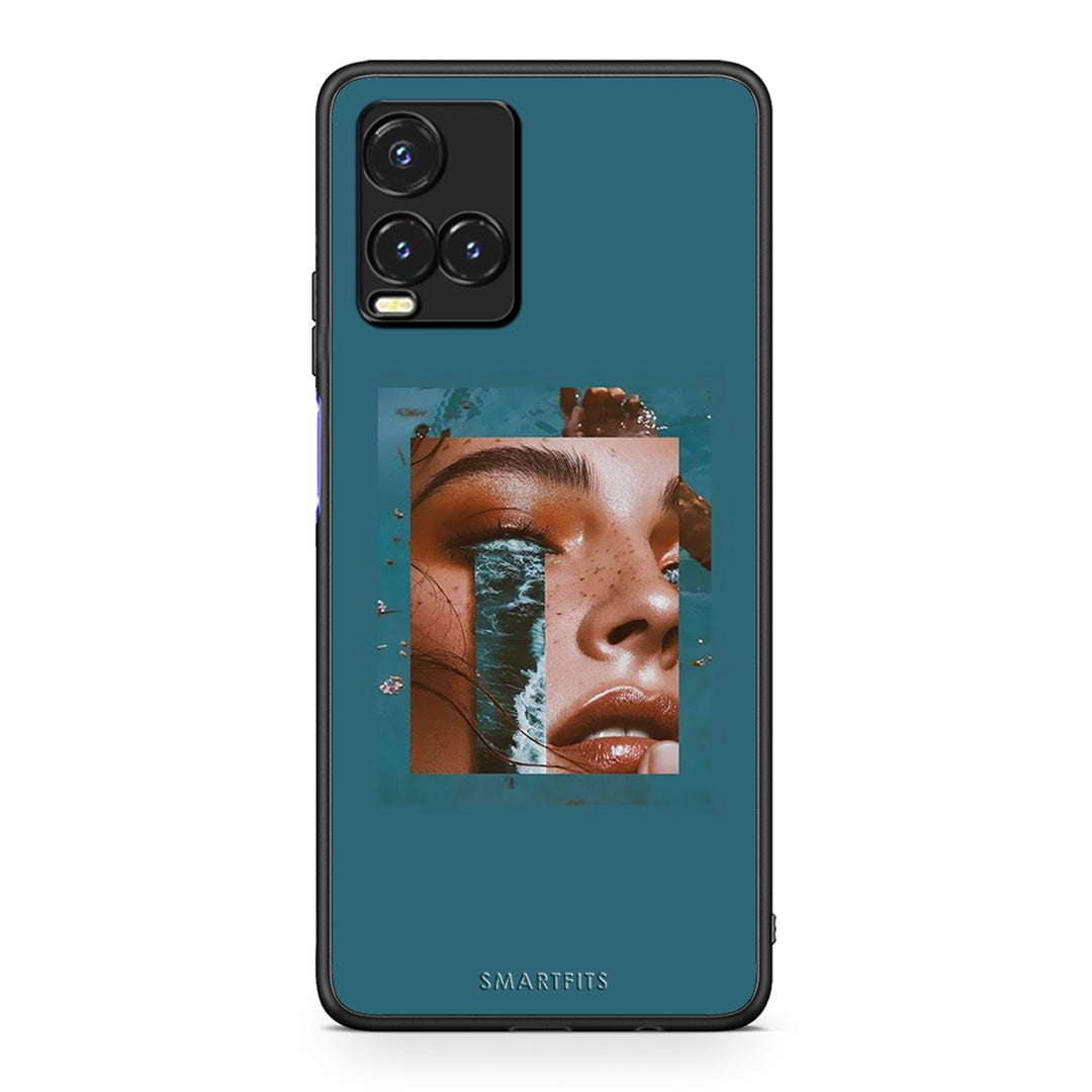 Vivo Y33s / Y21s / Y21 Cry An Ocean θήκη από τη Smartfits με σχέδιο στο πίσω μέρος και μαύρο περίβλημα | Smartphone case with colorful back and black bezels by Smartfits