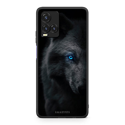 Vivo Y33s / Y21s / Y21 Dark Wolf θήκη από τη Smartfits με σχέδιο στο πίσω μέρος και μαύρο περίβλημα | Smartphone case with colorful back and black bezels by Smartfits