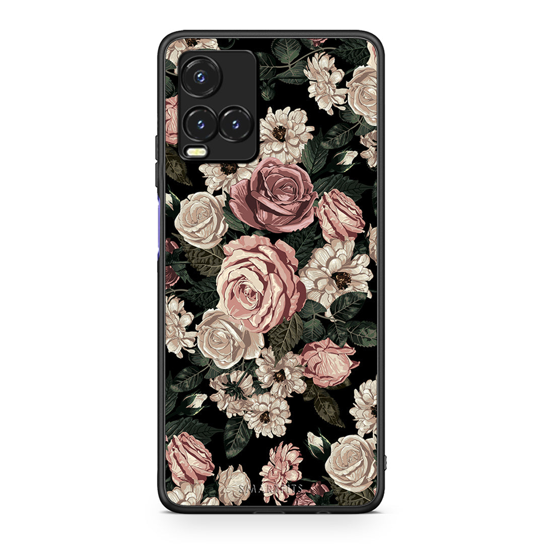 4 - Vivo Y33s / Y21s / Y21 Wild Roses Flower case, cover, bumper