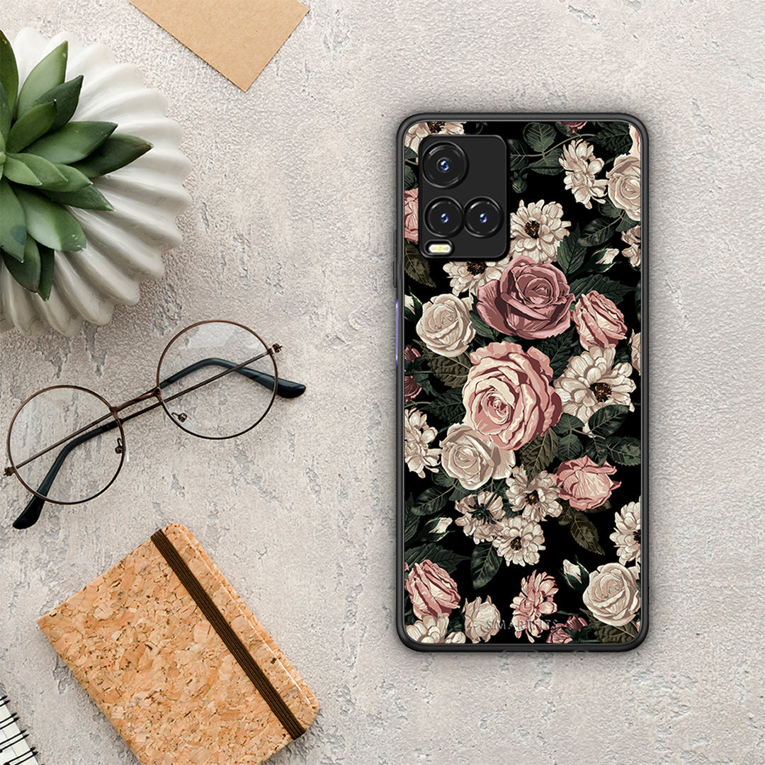 Flower Wild Roses - Vivo Y33s / Y21s / Y21 θήκη