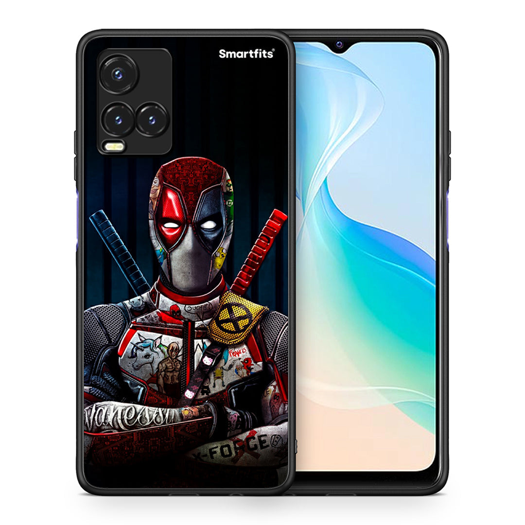 Θήκη Vivo Y33s / Y21s / Y21 Funny Guy από τη Smartfits με σχέδιο στο πίσω μέρος και μαύρο περίβλημα | Vivo Y33s / Y21s / Y21 Funny Guy case with colorful back and black bezels