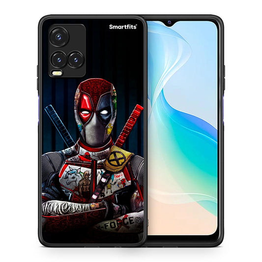 Θήκη Vivo Y33s / Y21s / Y21 Funny Guy από τη Smartfits με σχέδιο στο πίσω μέρος και μαύρο περίβλημα | Vivo Y33s / Y21s / Y21 Funny Guy case with colorful back and black bezels