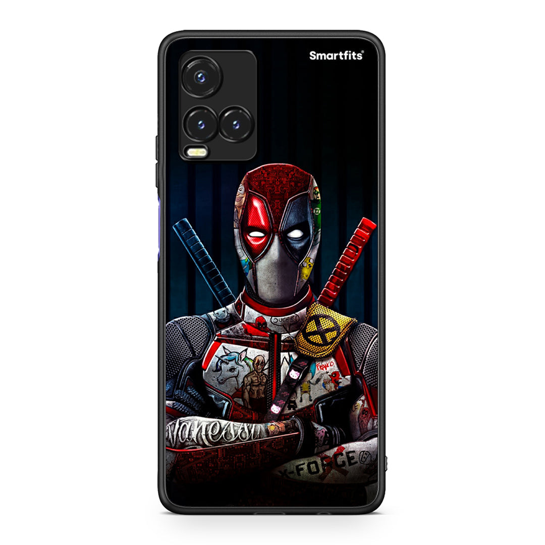 Vivo Y33s / Y21s / Y21 Funny Guy θήκη από τη Smartfits με σχέδιο στο πίσω μέρος και μαύρο περίβλημα | Smartphone case with colorful back and black bezels by Smartfits