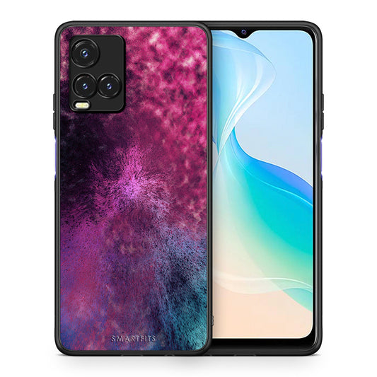 Θήκη Vivo Y33s / Y21s / Y21 Aurora Galaxy από τη Smartfits με σχέδιο στο πίσω μέρος και μαύρο περίβλημα | Vivo Y33s / Y21s / Y21 Aurora Galaxy case with colorful back and black bezels