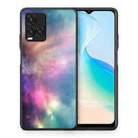 Thumbnail for Θήκη Vivo Y33s / Y21s / Y21 Rainbow Galaxy από τη Smartfits με σχέδιο στο πίσω μέρος και μαύρο περίβλημα | Vivo Y33s / Y21s / Y21 Rainbow Galaxy case with colorful back and black bezels