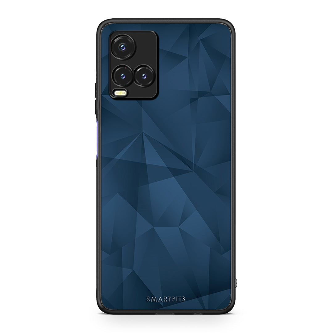 39 - Vivo Y33s / Y21s / Y21 Blue Abstract Geometric case, cover, bumper