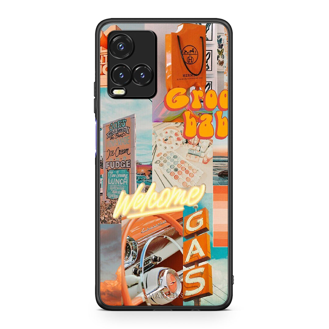 Vivo Y33s / Y21s / Y21 Groovy Babe Θήκη Αγίου Βαλεντίνου από τη Smartfits με σχέδιο στο πίσω μέρος και μαύρο περίβλημα | Smartphone case with colorful back and black bezels by Smartfits