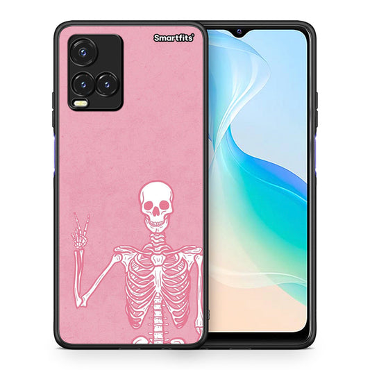 Θήκη Vivo Y33s / Y21s / Y21 Halloween Motivation από τη Smartfits με σχέδιο στο πίσω μέρος και μαύρο περίβλημα | Vivo Y33s / Y21s / Y21 Halloween Motivation case with colorful back and black bezels