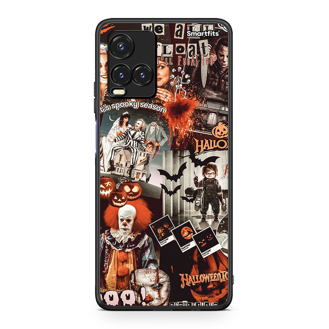 Vivo Y33s / Y21s / Y21 Halloween Spooky Season θήκη από τη Smartfits με σχέδιο στο πίσω μέρος και μαύρο περίβλημα | Smartphone case with colorful back and black bezels by Smartfits