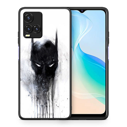 Θήκη Vivo Y33s / Y21s / Y21 Paint Bat Hero από τη Smartfits με σχέδιο στο πίσω μέρος και μαύρο περίβλημα | Vivo Y33s / Y21s / Y21 Paint Bat Hero case with colorful back and black bezels