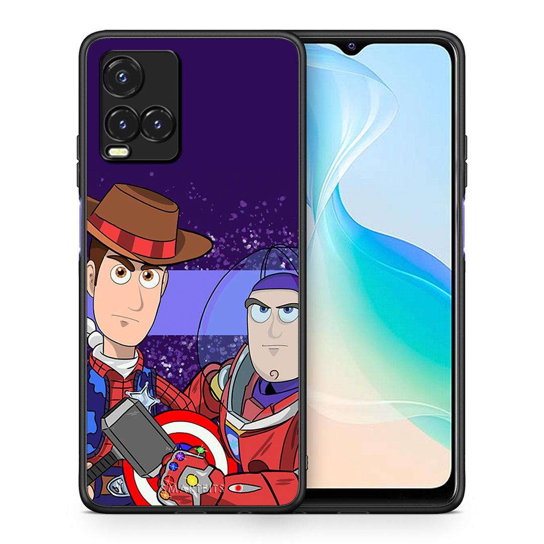 Θήκη Vivo Y33s / Y21s / Y21 Infinity Story από τη Smartfits με σχέδιο στο πίσω μέρος και μαύρο περίβλημα | Vivo Y33s / Y21s / Y21 Infinity Story case with colorful back and black bezels