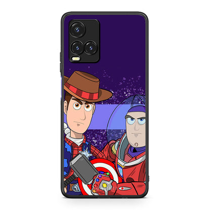 Vivo Y33s / Y21s / Y21 Infinity Story θήκη από τη Smartfits με σχέδιο στο πίσω μέρος και μαύρο περίβλημα | Smartphone case with colorful back and black bezels by Smartfits