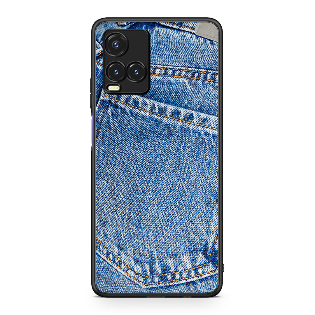 Vivo Y33s / Y21s / Y21 Jeans Pocket θήκη από τη Smartfits με σχέδιο στο πίσω μέρος και μαύρο περίβλημα | Smartphone case with colorful back and black bezels by Smartfits