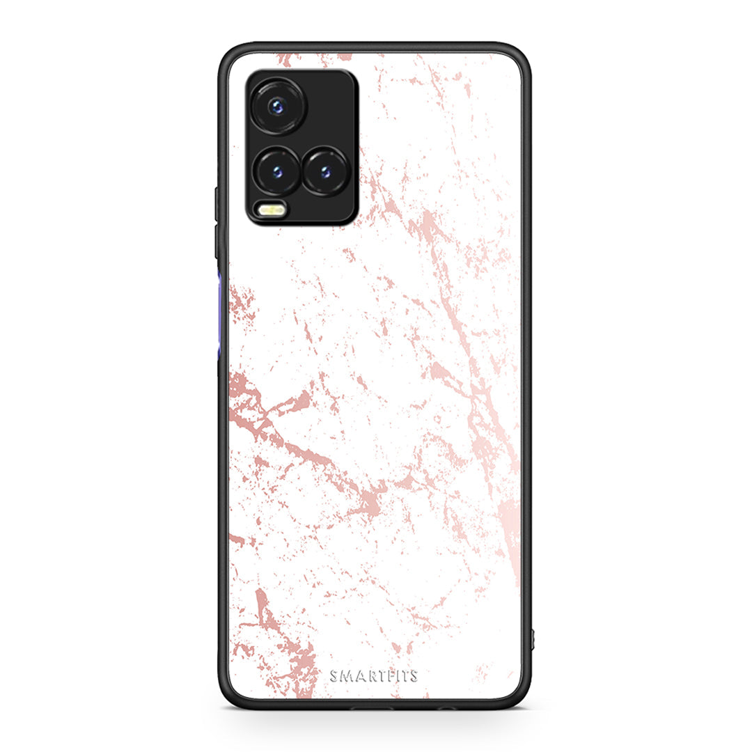 116 - Vivo Y33s / Y21s / Y21 Pink Splash Marble case, cover, bumper