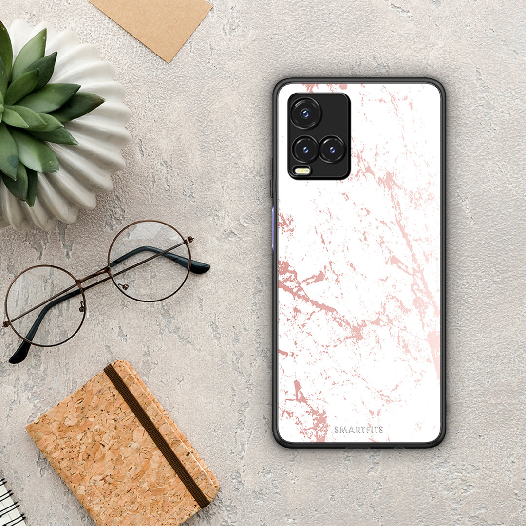 Marble Pink Splash - Vivo Y33s / Y21s / Y21 θήκη